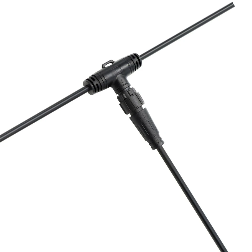 M12 2-6 Pin T-Conjunt de cables PLC impermeable i resistent IP67